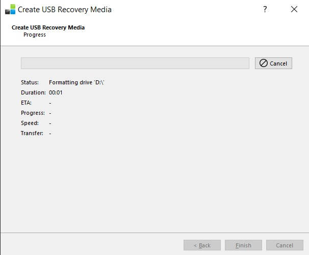 USB Recovery Media maken