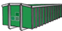 20 M3 Tuin-Groen container