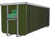 40 M3 Hout container