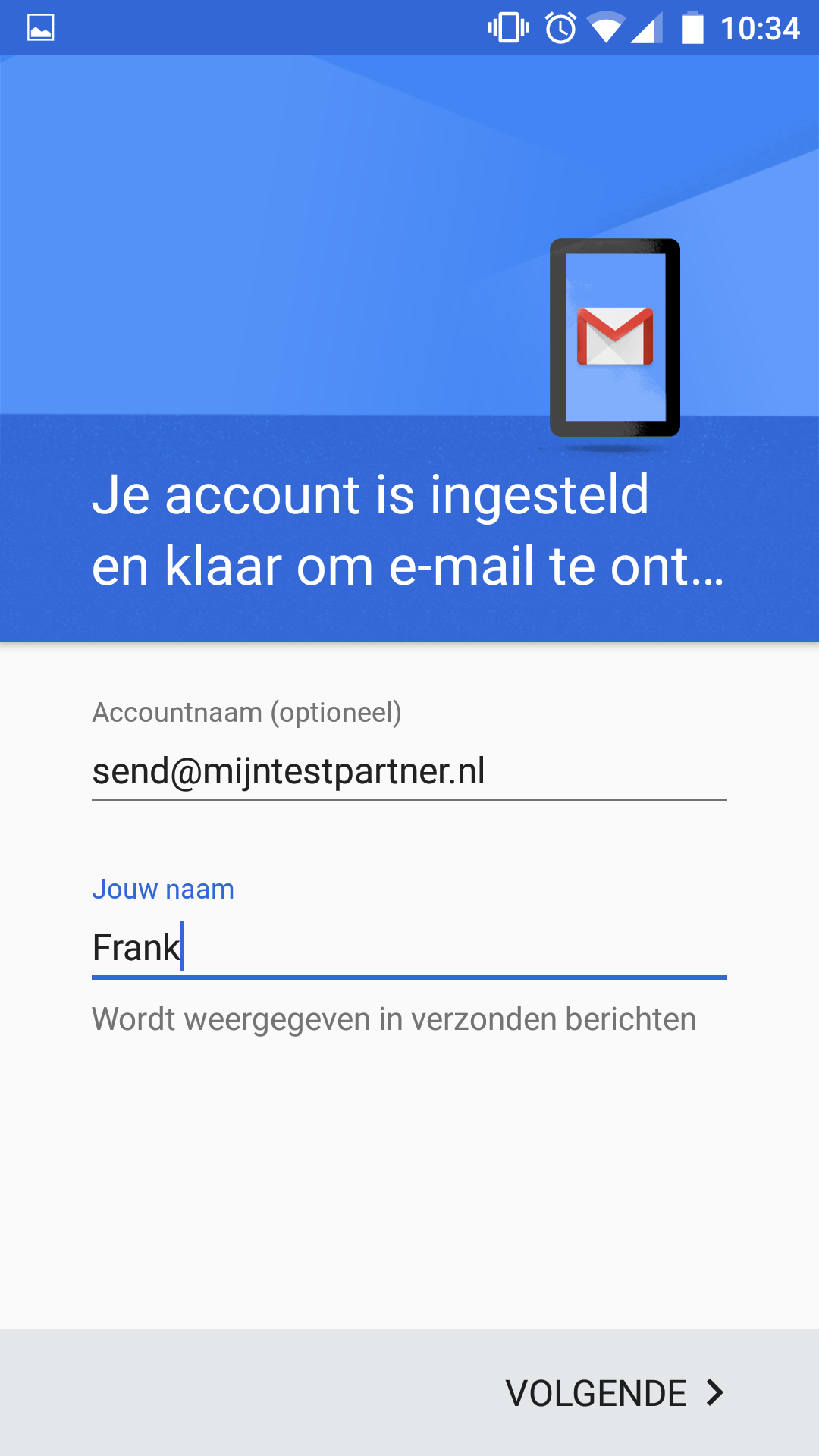 E-Mail-Einrichtung - Android 6