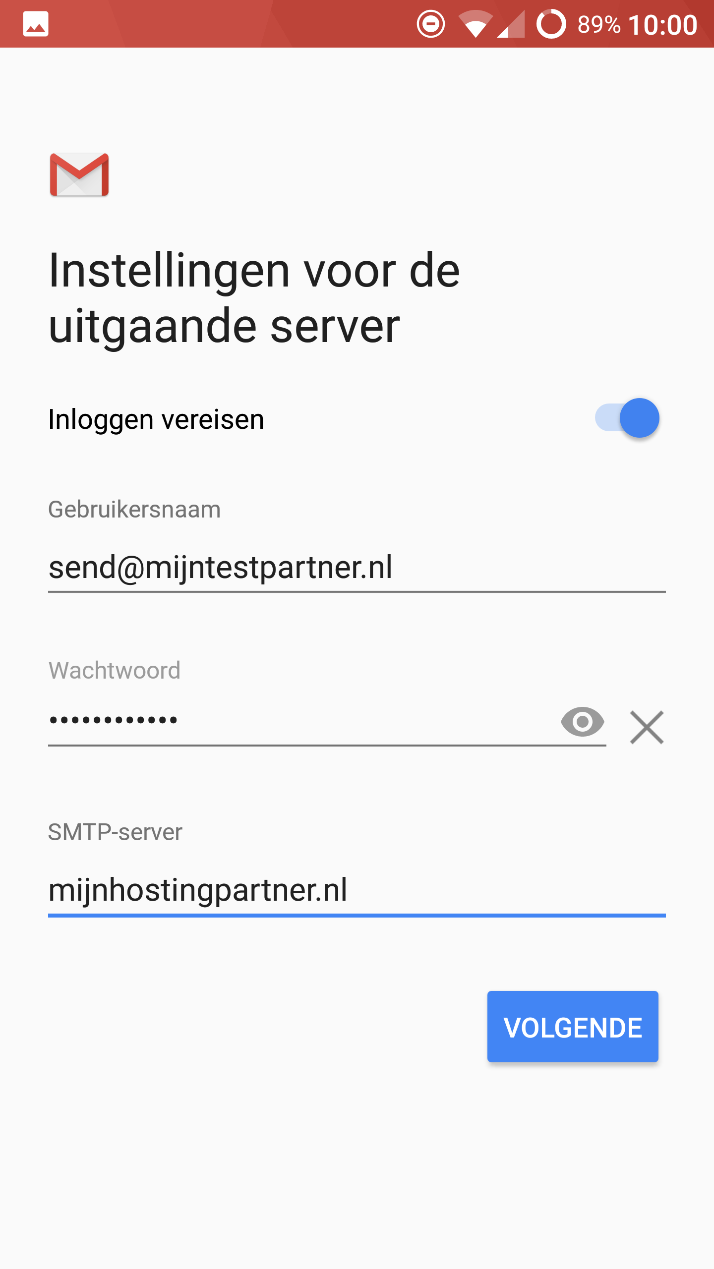 E-Mail-Einrichtung - Android 7