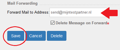 MijnPartnergroep.nl MijnHostingPartner.nl hosting mail doorsturen