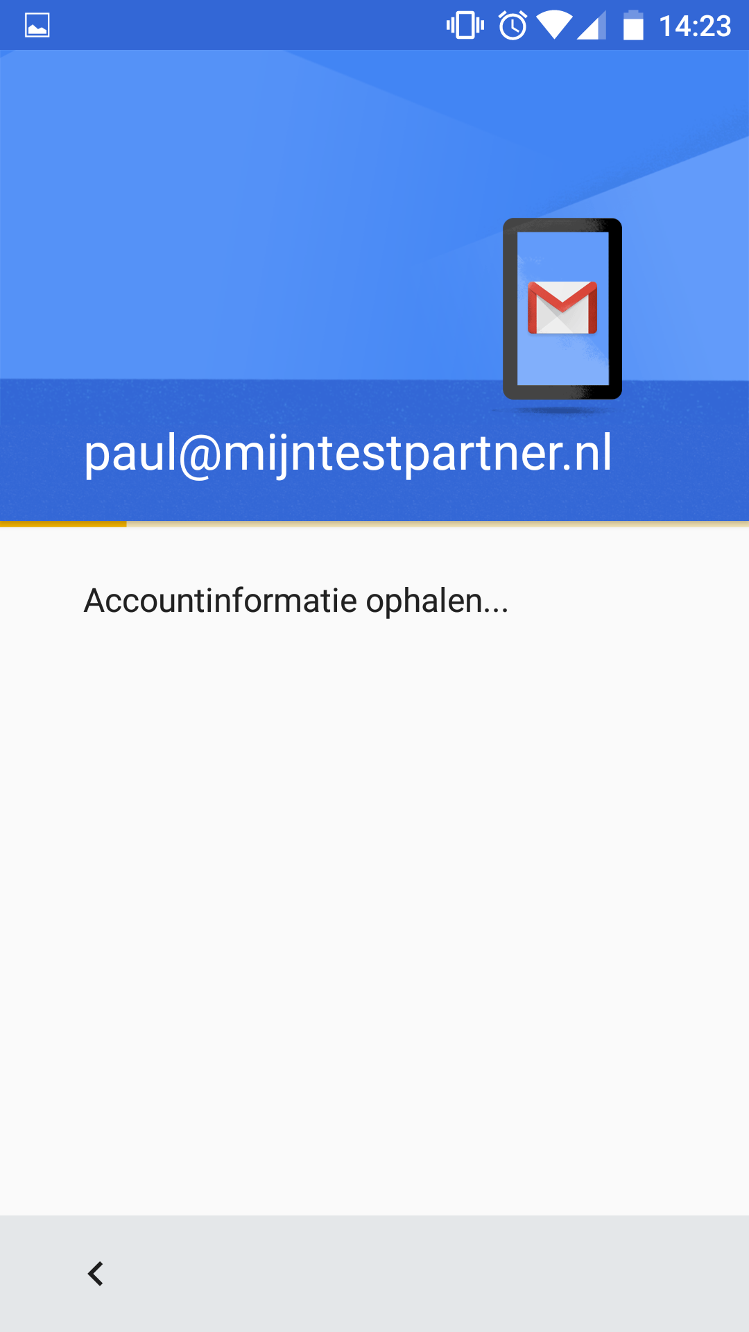 Setting up push mail - Android 6