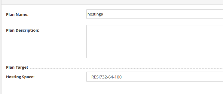 reseller hosting plan aanmaken