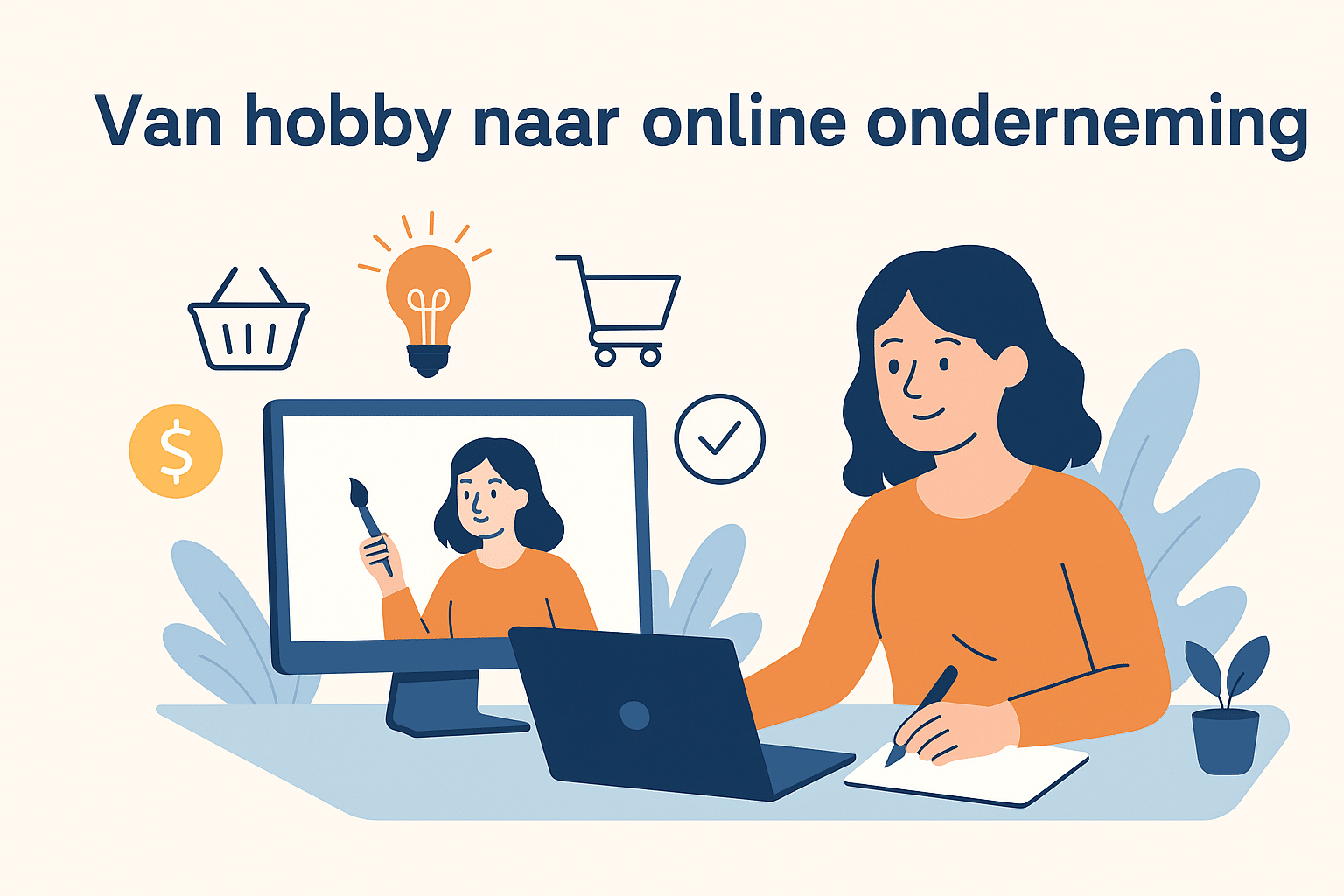 Van hobby naar online onderneming