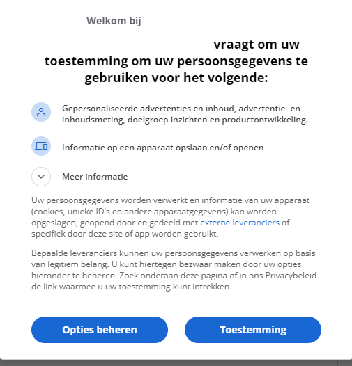 Cookie-Benachrichtigung von Google verwenden