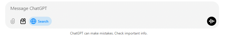 Search the web with ChatGPT