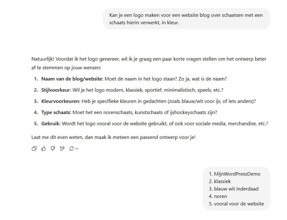 Logo voor je website maken met AI