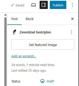 Uitgelichte afbeeldingen in WordPress