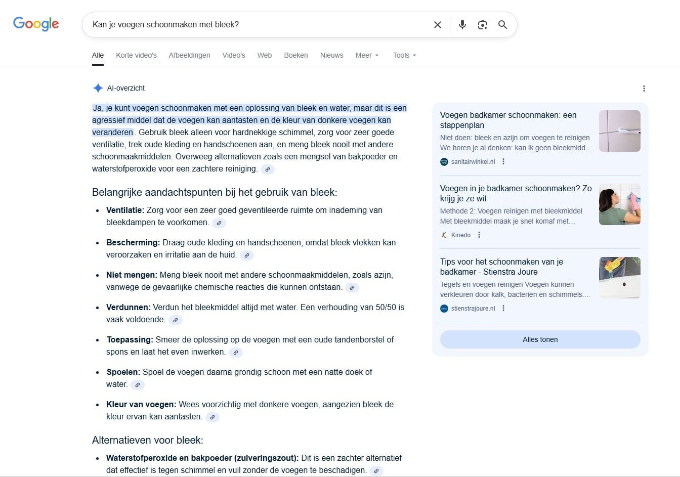 Dunne content in de problemen