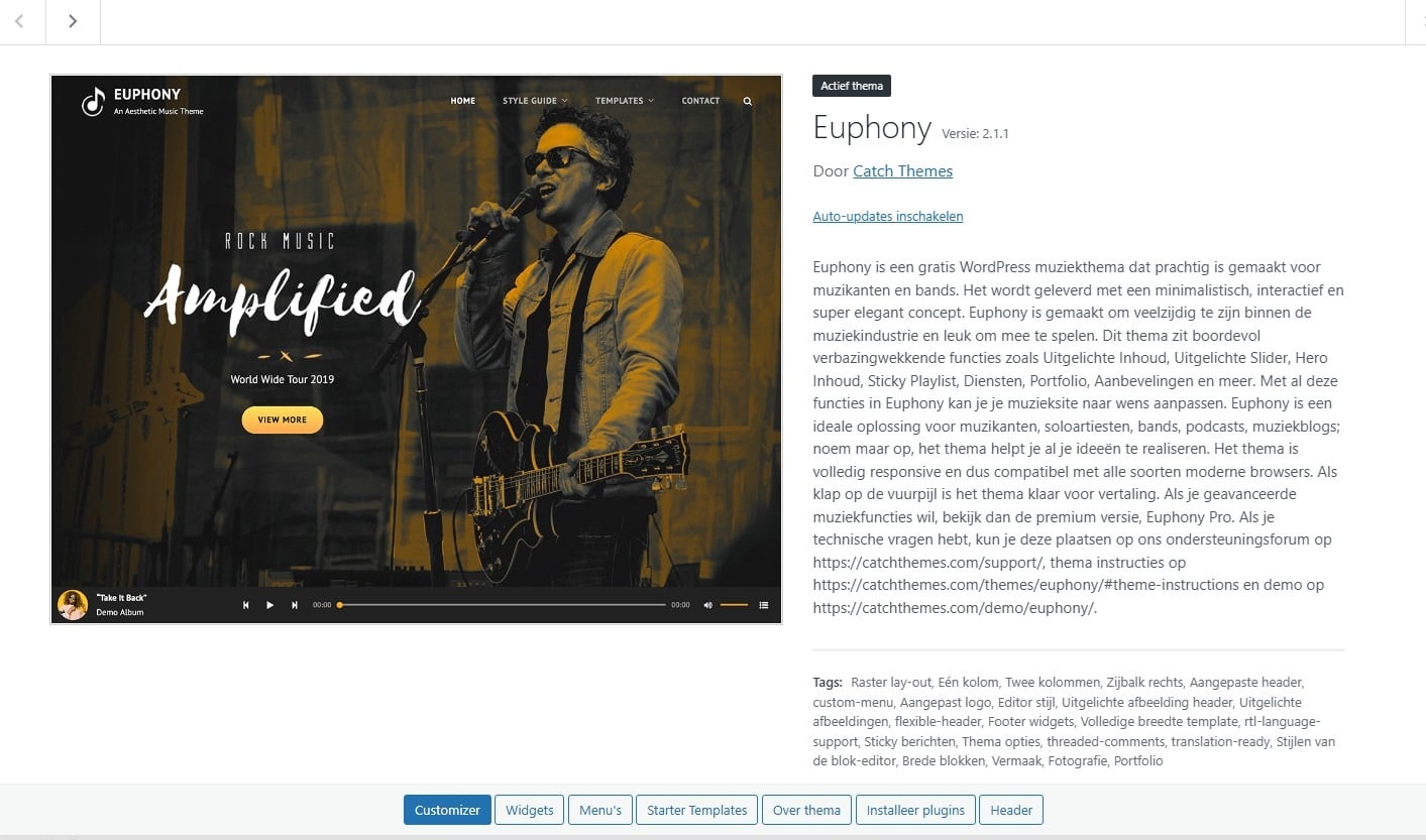 Website maken voor een Muzikant of Band