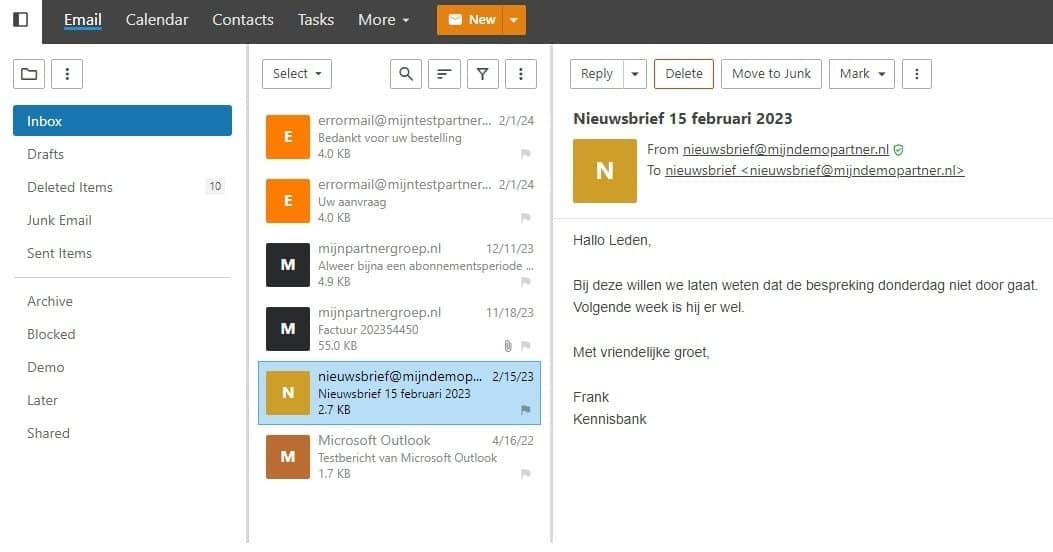 Email eenvoudig verhuizen