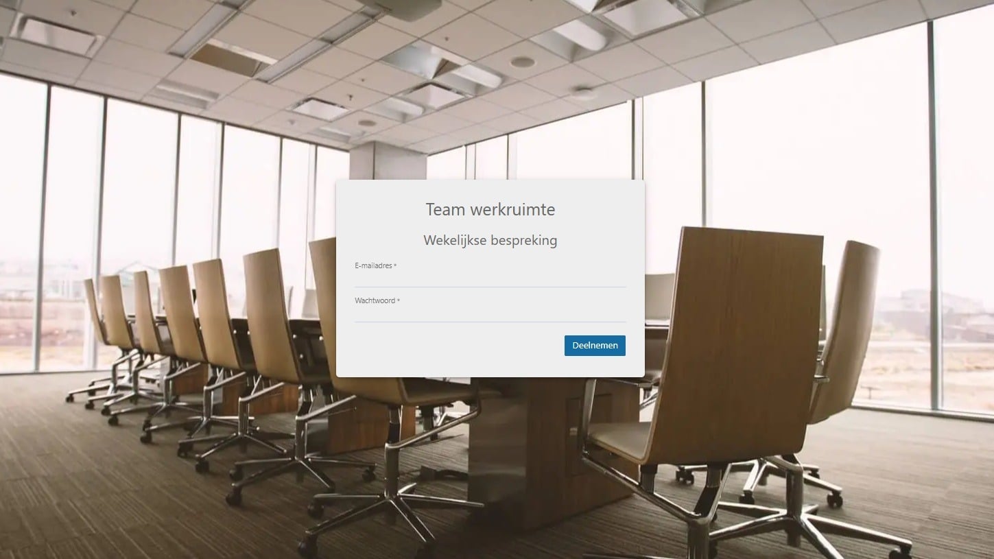 Alternatief voor Teams of Zoom