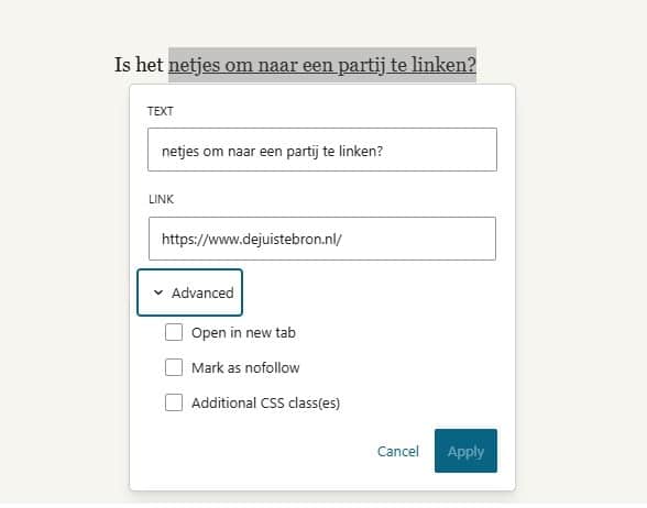 Kan naar externe bronnen linken schadelijk zijn?