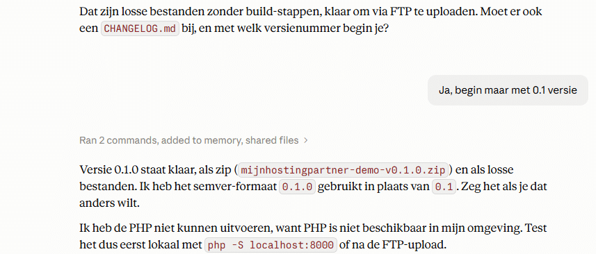 Een website maken met AI