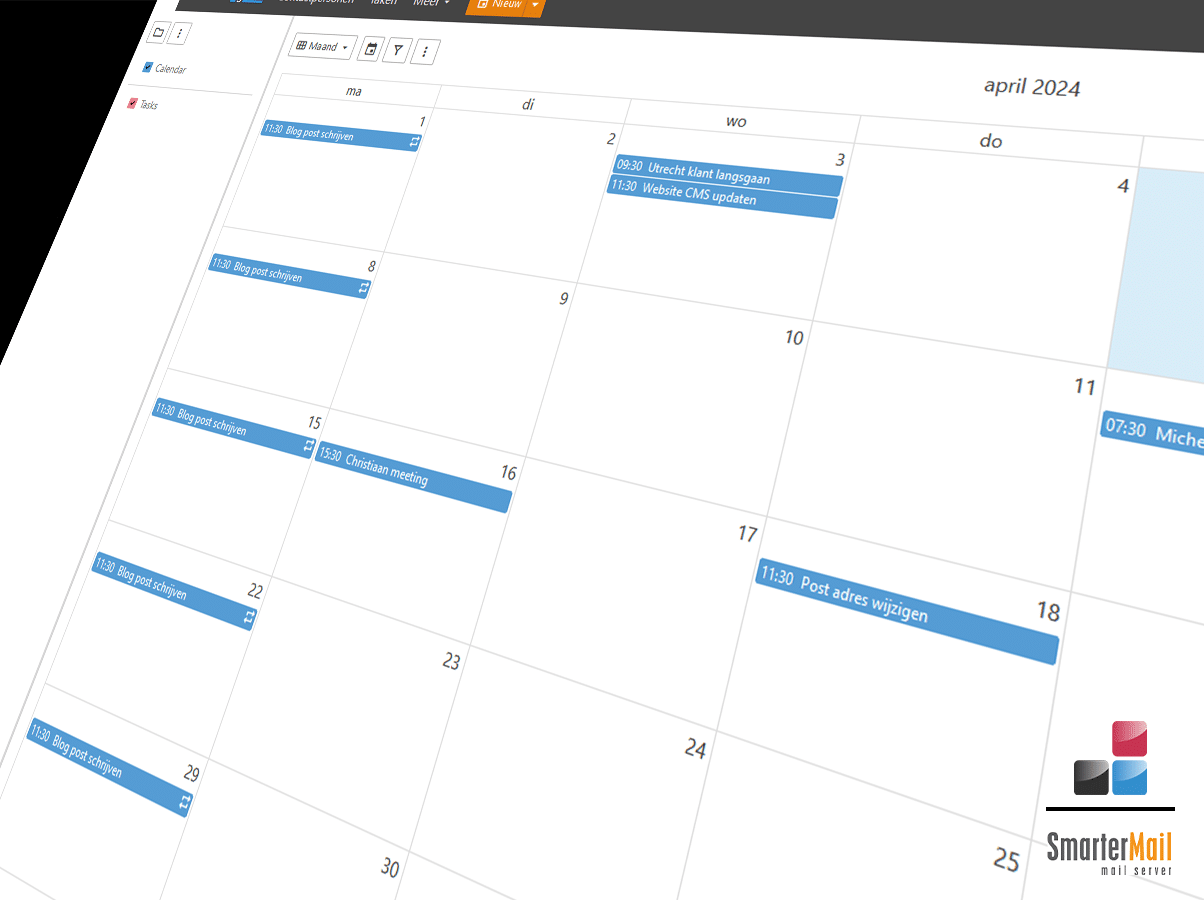 Neue SmarterMail-Funktion Kalenderplanung
