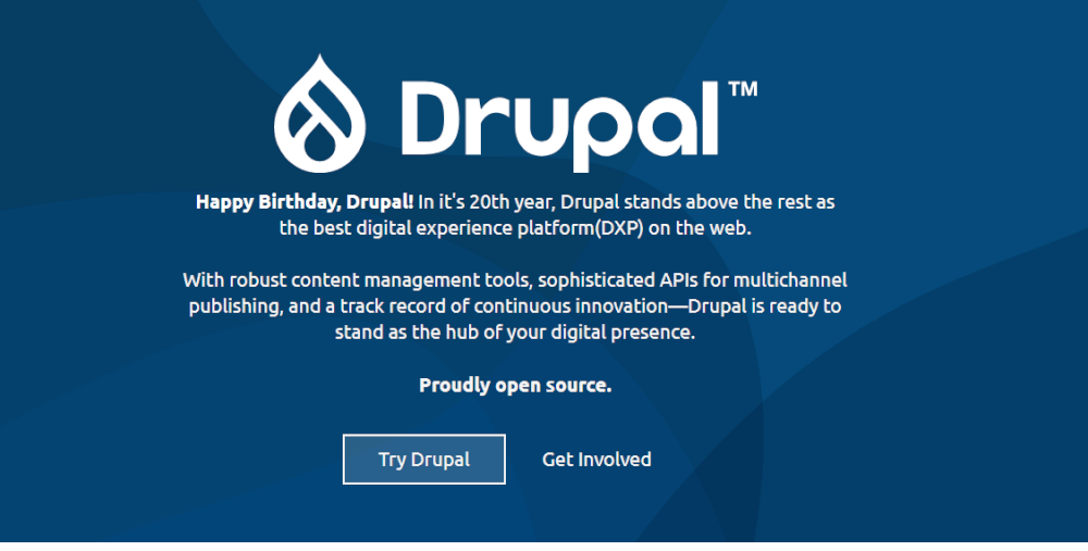 Using Drupal for your website