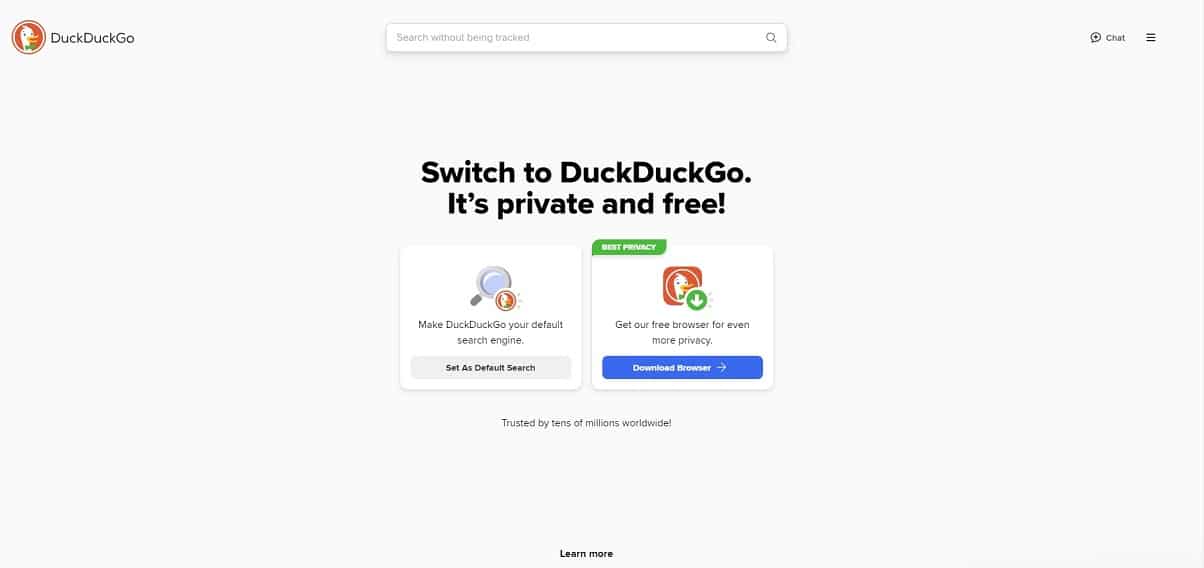 DuckDuckGo in the year 2025