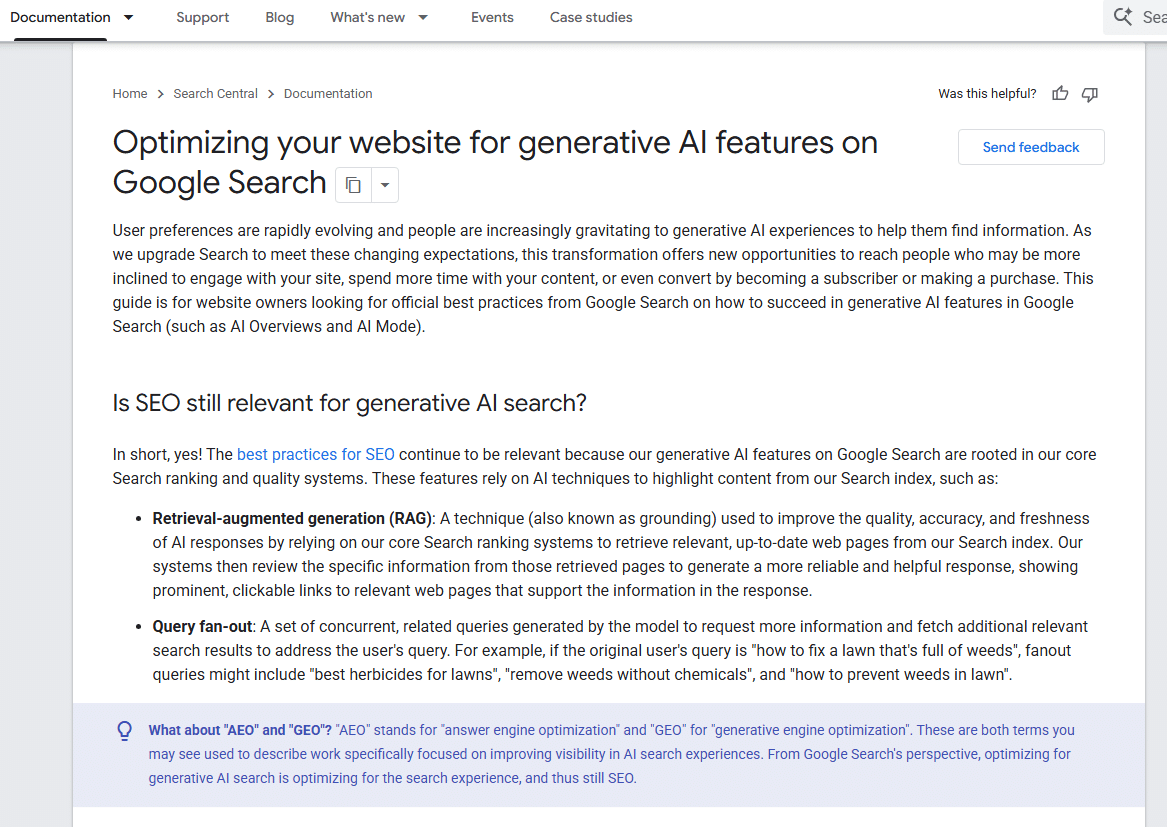 Google publiceert stappenplan voor het optimaliseren voor AI