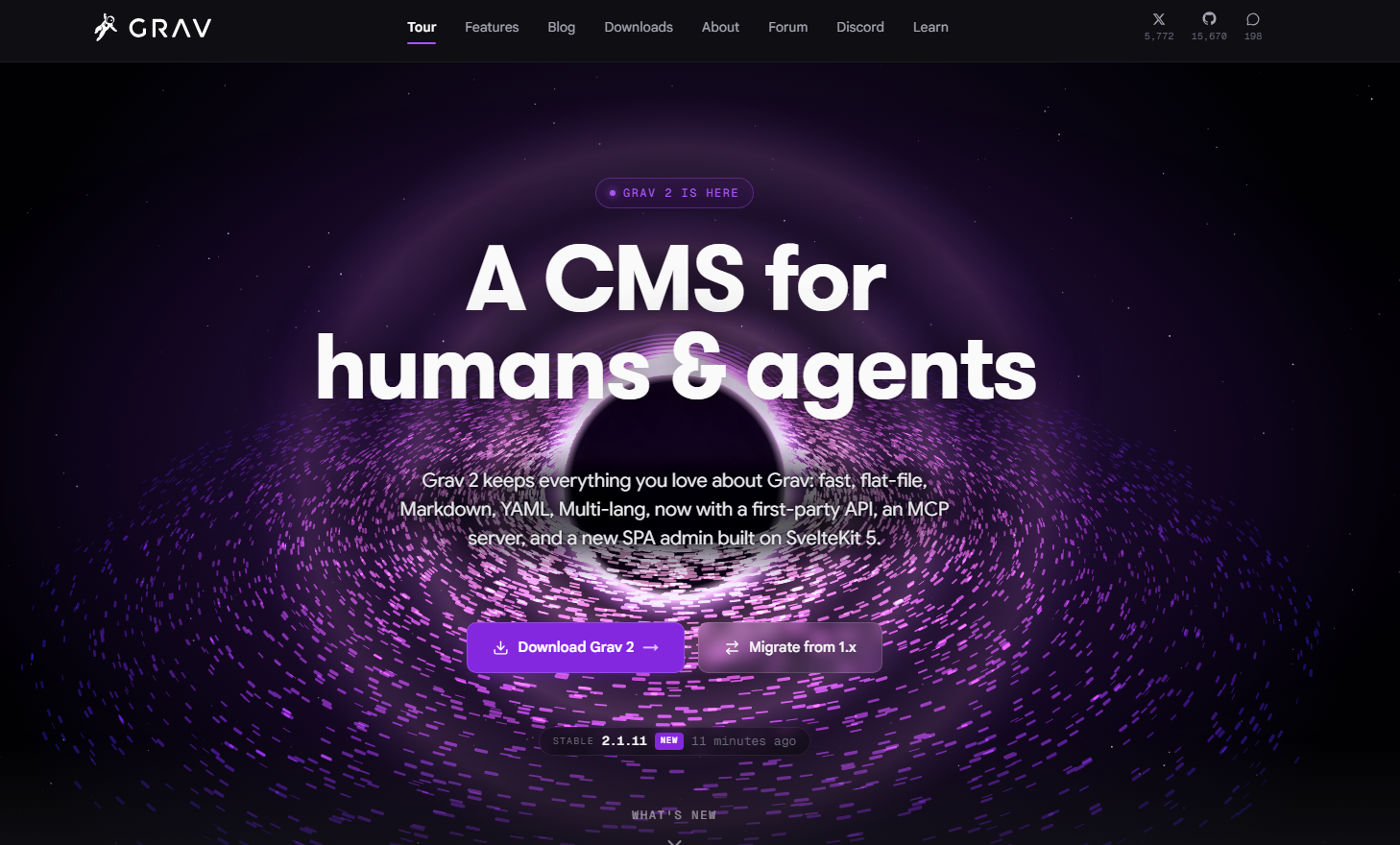 Grav CMS een flat file alternatief