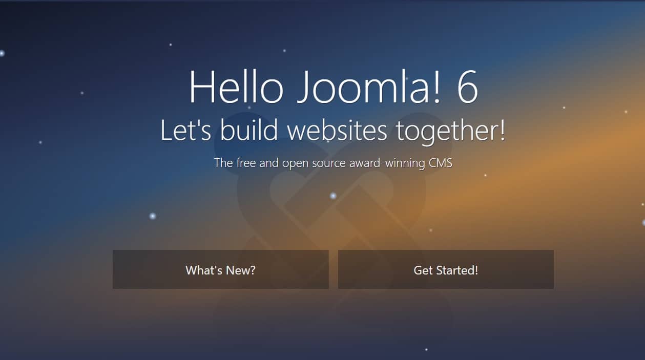 Joomla versie 6