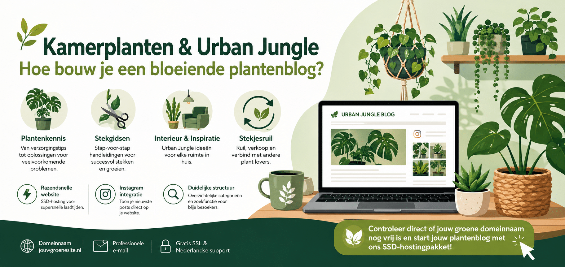Hoe bouw je een bloeiende plantenblog?
