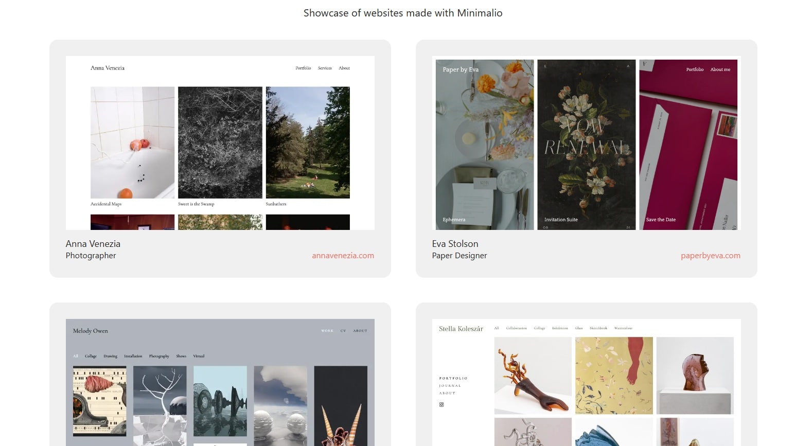 Minimalio - Portfolio thema voor WordPress