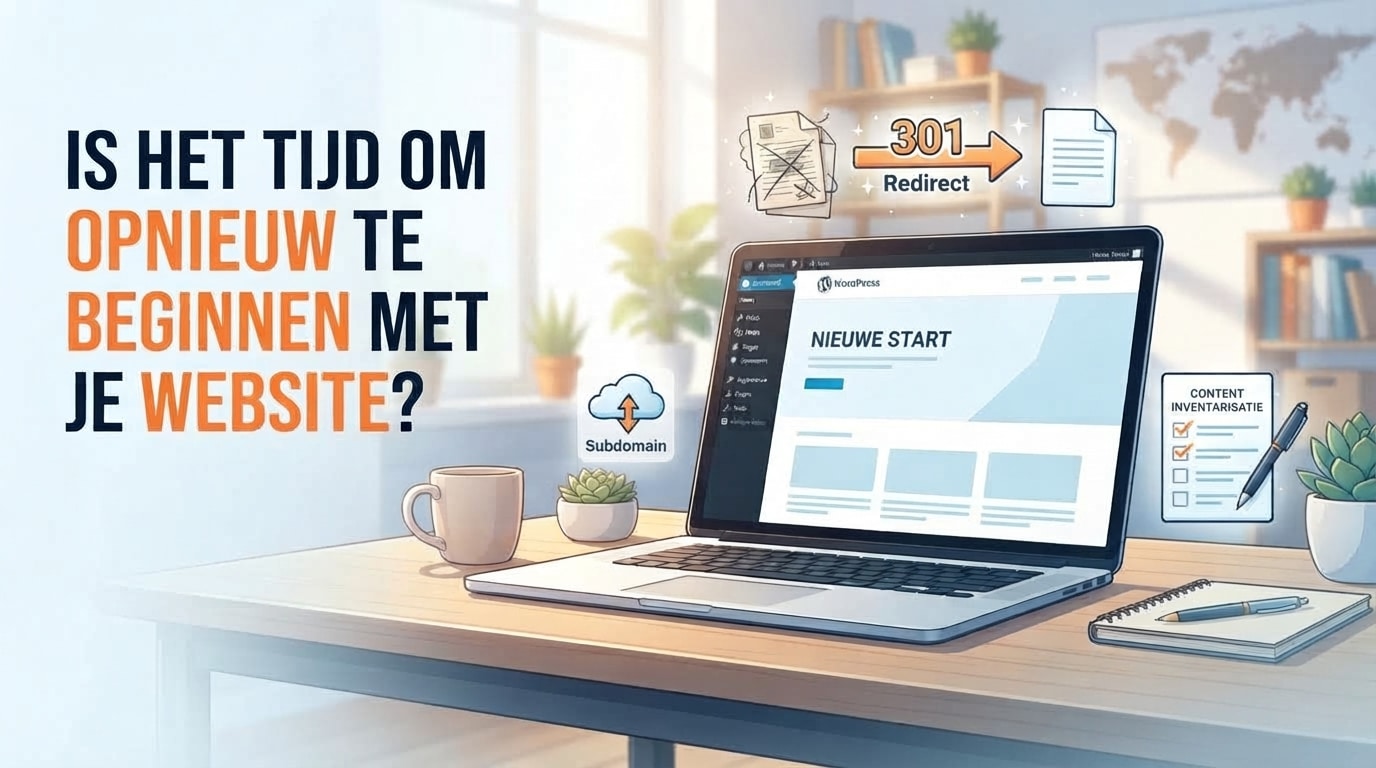 Is het tijd om opnieuw te beginnen met een website?