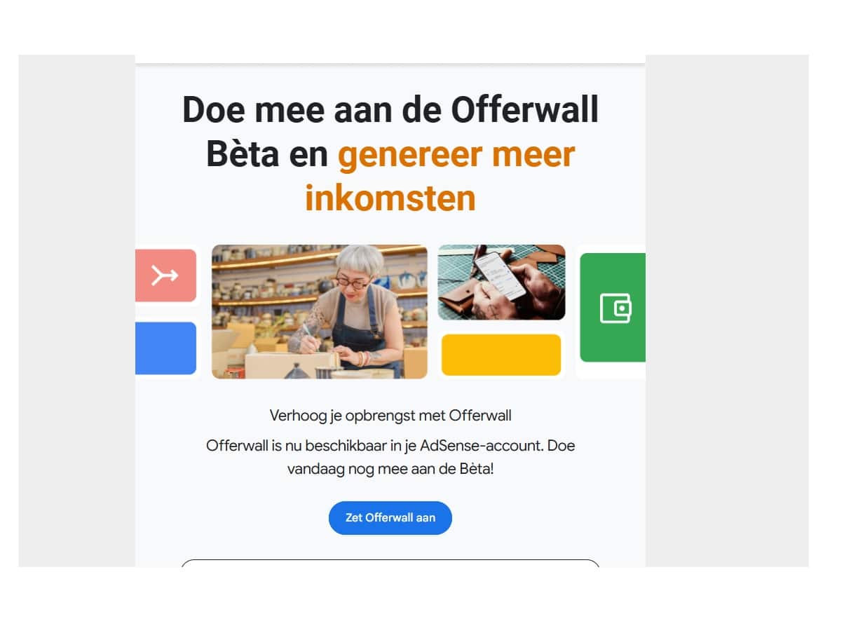 Google AdSense Offerwall