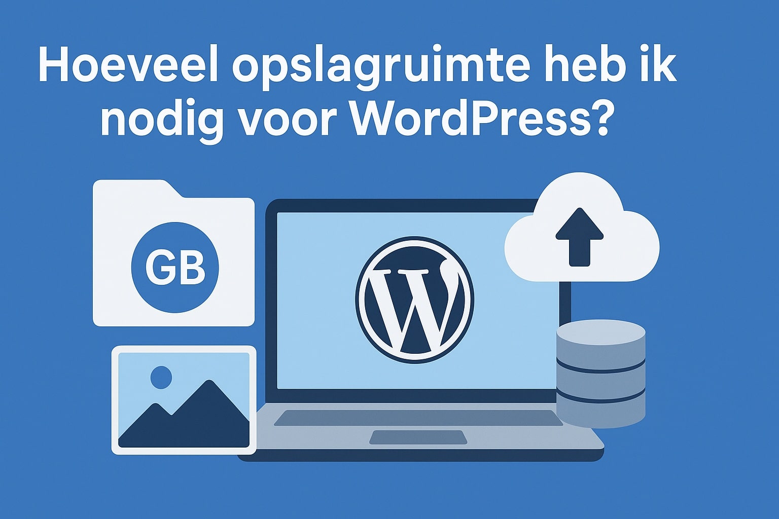 Hoeveel opslagruimte heb ik nodig voor WordPress?
