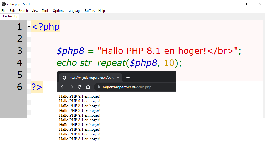 Aktualisierung der PHP-Versionen