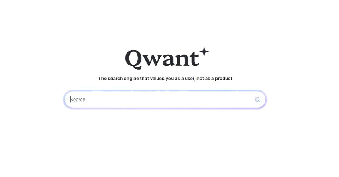 Search engine Qwant