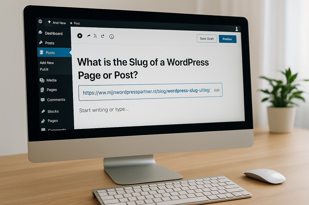 Wat is de slug van een WordPress pagina of post?