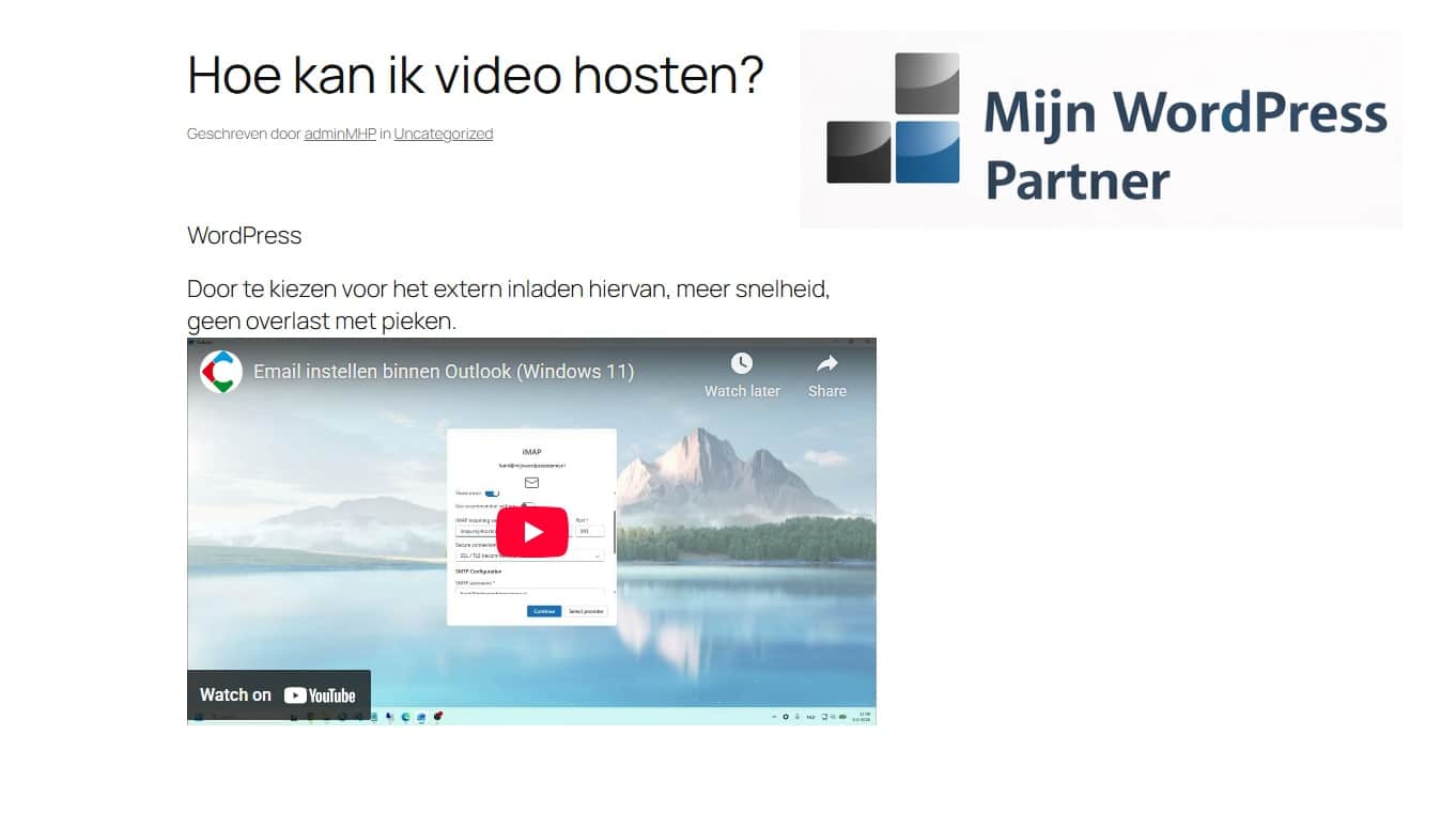 Video op je site zonder vertraging