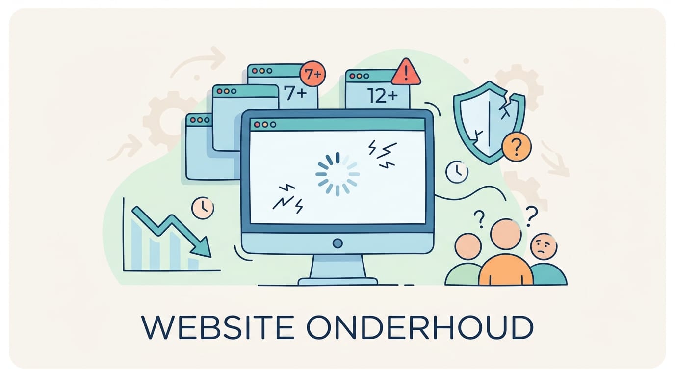 Wat gebeurd er als je een poos je website niet bijhoudt?
