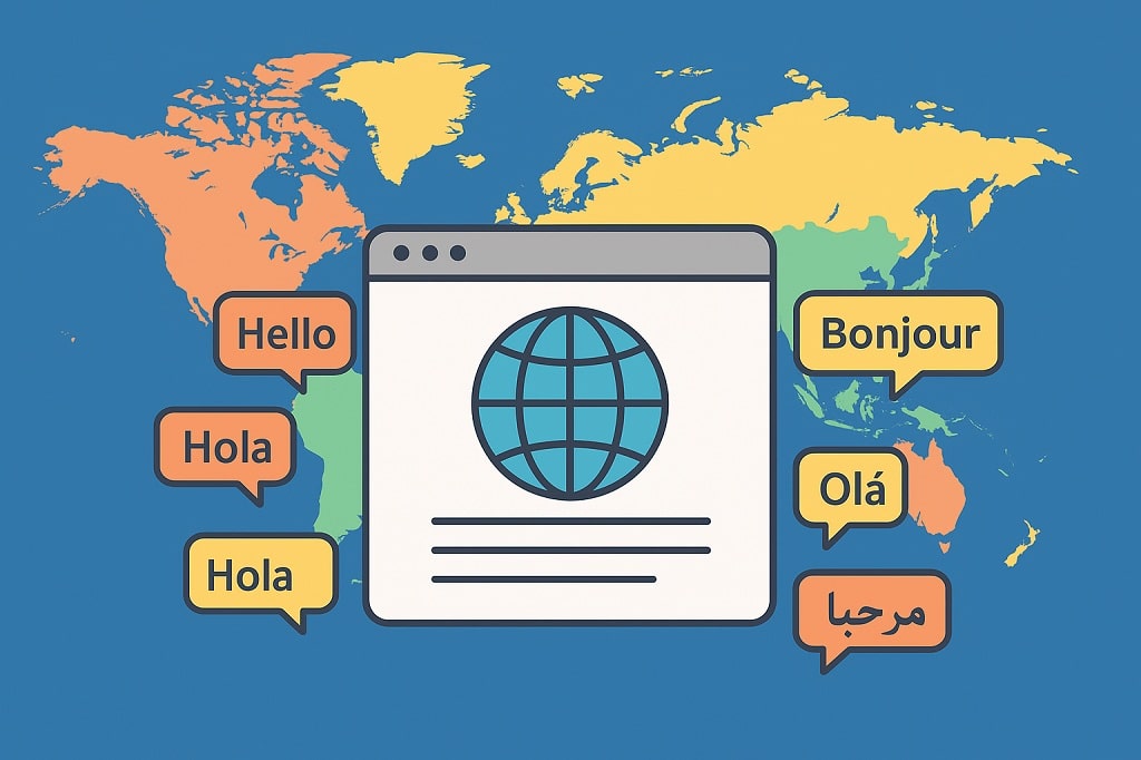 Wereldwijd bereik met een website