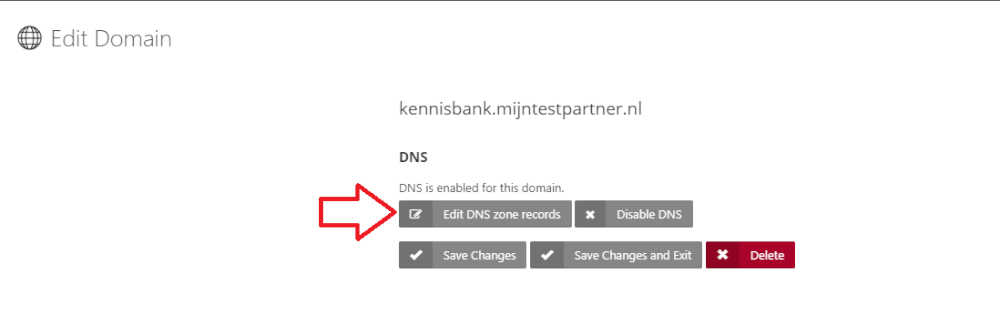 How do I set the MX records of my domain name?
