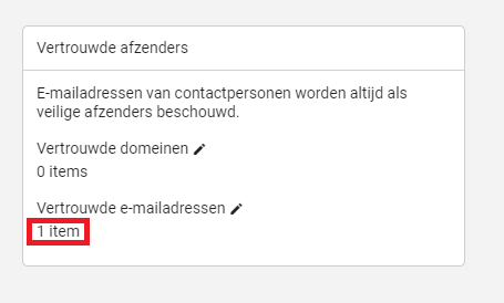 Whitelisting email - Webmail