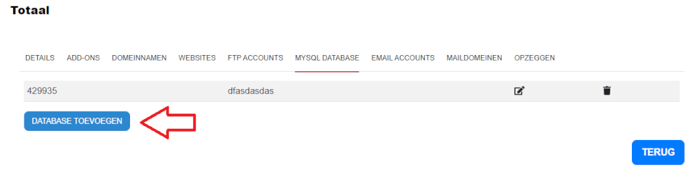 Waar kan ik vinden op welke server mijn MySQL databases draaien?