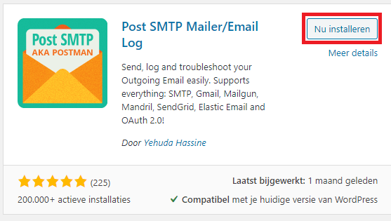 WordPress SMTP via post SMTP