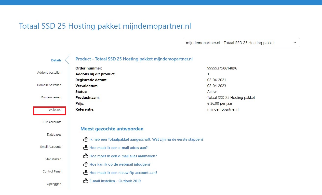 Installation von WordPress über das Kundenpanel