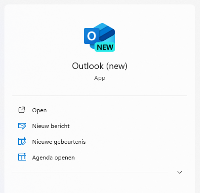 E-Mail einrichten - Outlook Windows-Anwendung
