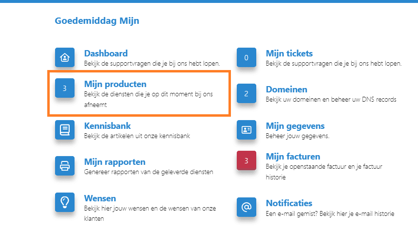 DKIM en certificaat sleutel instellen