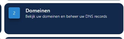 DNS bewerken via het klantenpanel