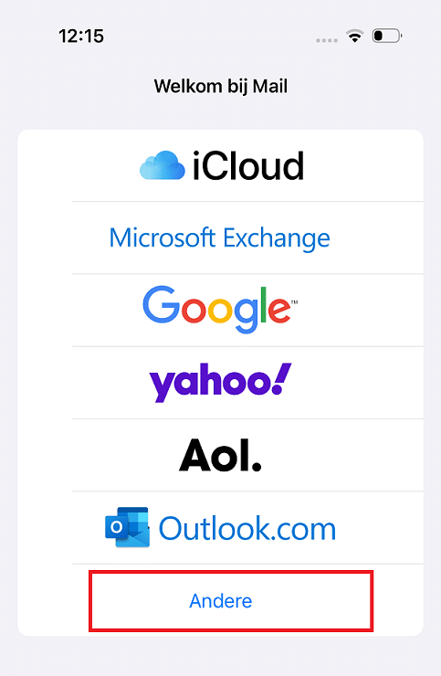 Email instellen - iOS 18 iPad/iPhone