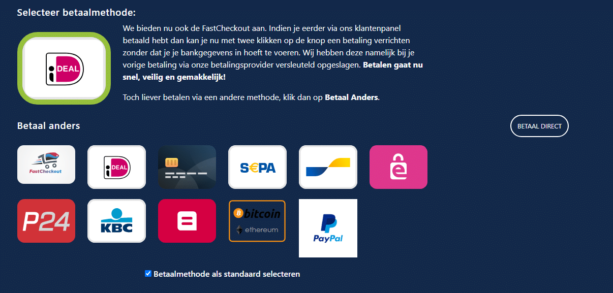 Hoe betaal ik mijn openstaande factuur?