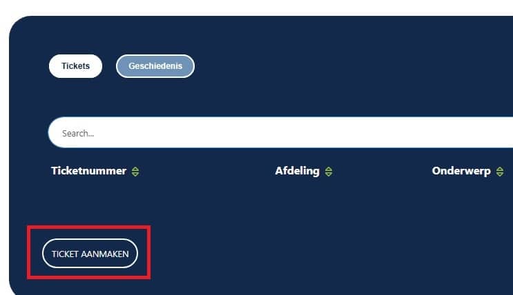 Hoe maak ik een ticket aan?