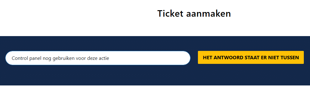 Hoe maak ik een ticket aan?