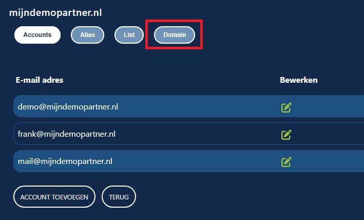 Email DNS controleren en herstellen