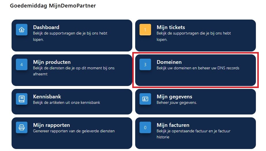 Name servers DNS wijzigen